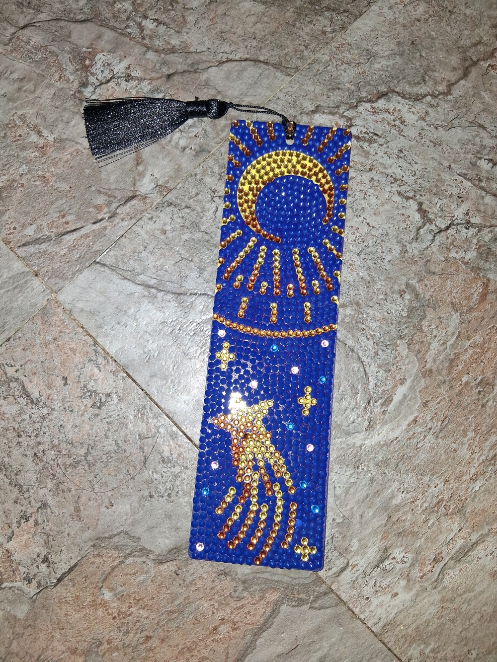Diamond Art Painting Crystal Celestial Bookmark with Tassel